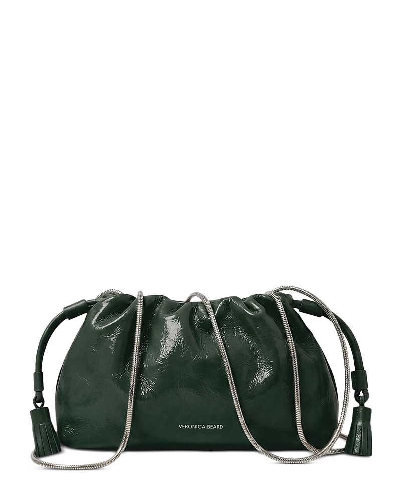 Veronica Beard Small Crinkle Leather Crossbody