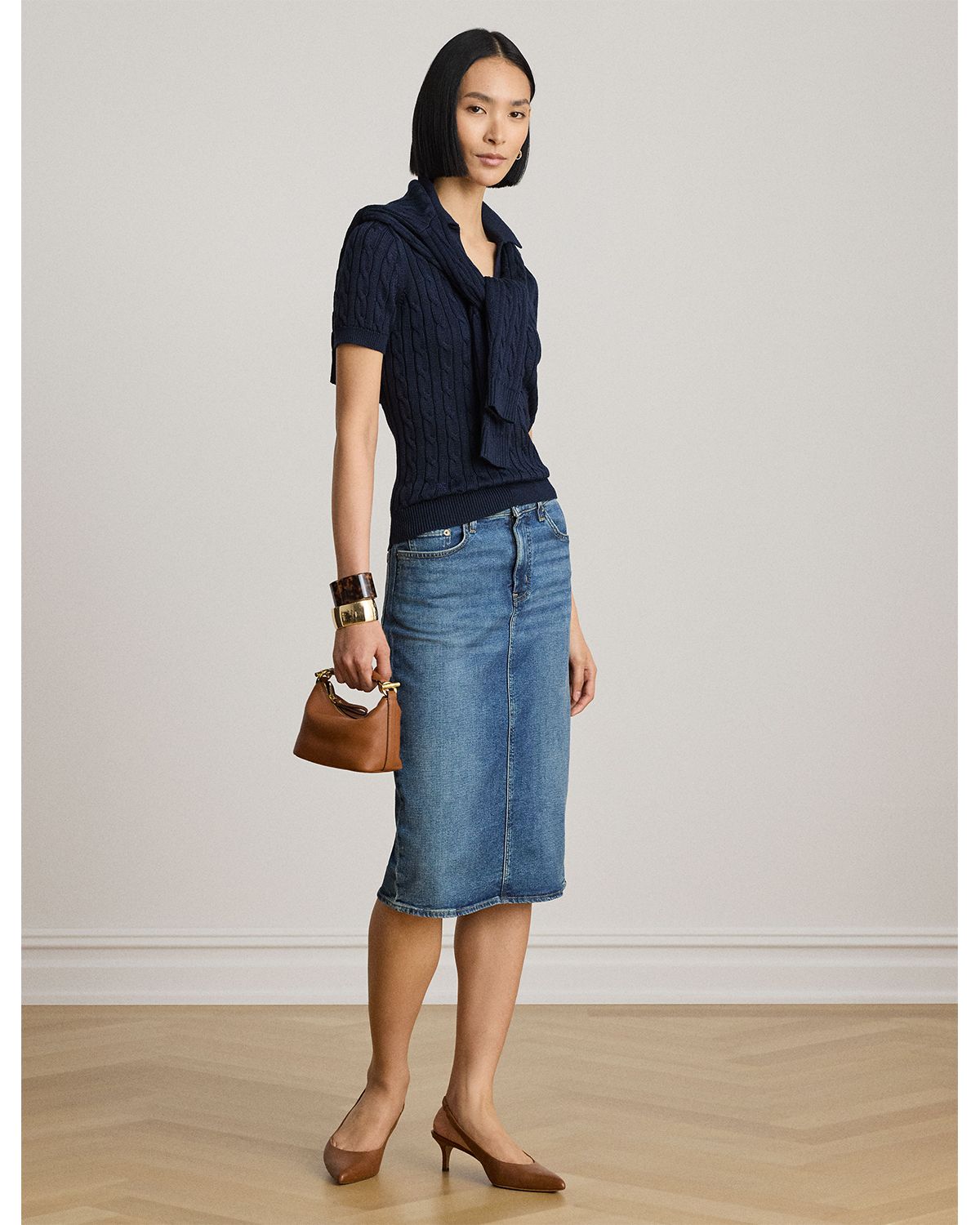 Denim Pencil Skirt thumbnail 2