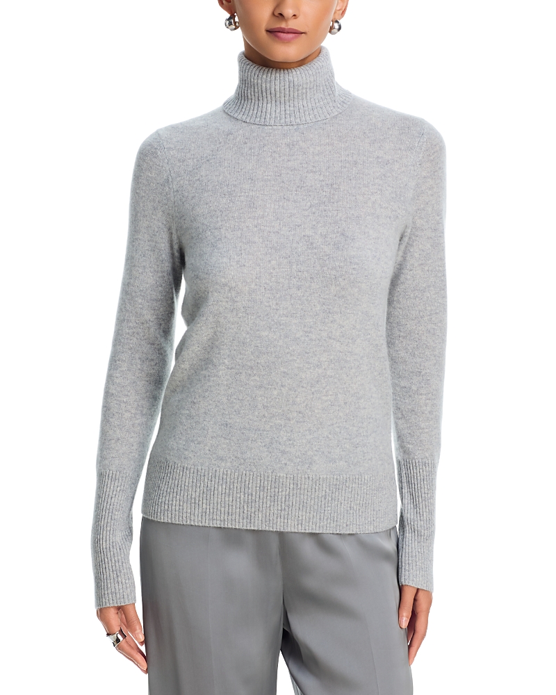 Aqua 100% Cashmere Turtleneck Sweater - Exclusive