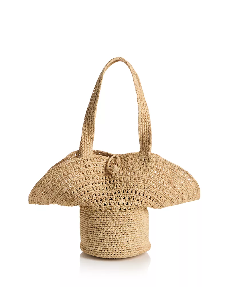 Reformation Sonia Raffia Hat Bag