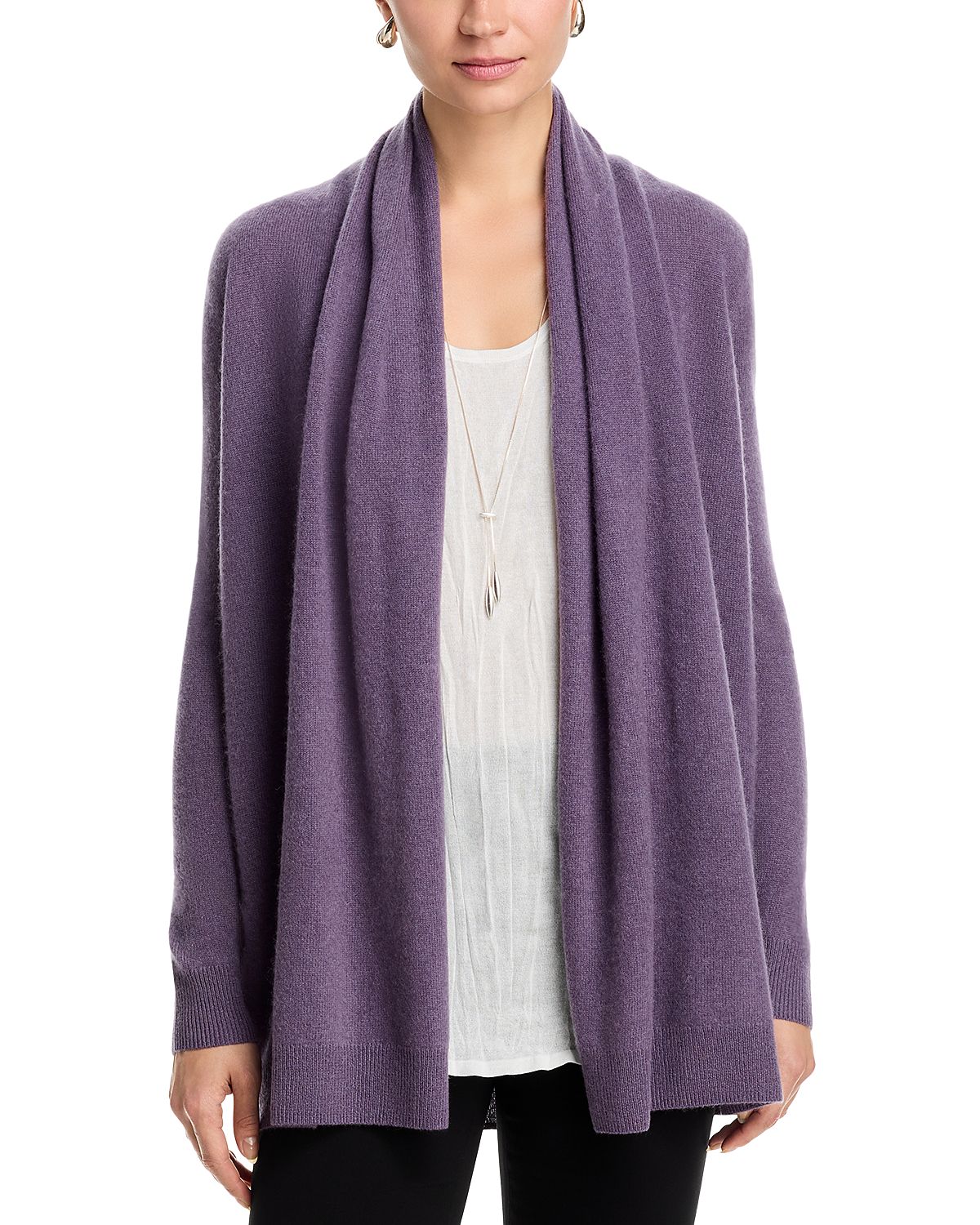 C by Bloomingdale's Cashmere Open-Front Cardigan - Exclusive