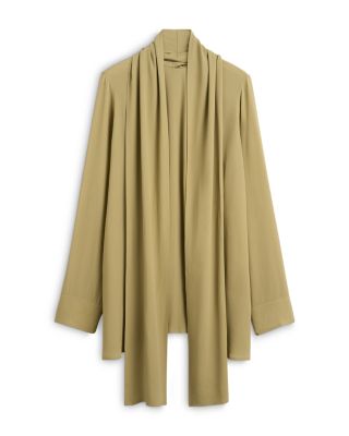 Draped Scarf Blouse