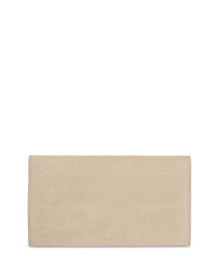 Embossed Leather Continental Wallet
