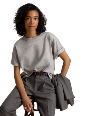 Relaxed Cropped Crewneck Tee
