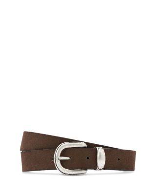 Reiss Men's — Reiss Men's Jonny Western Detail Leather Belt