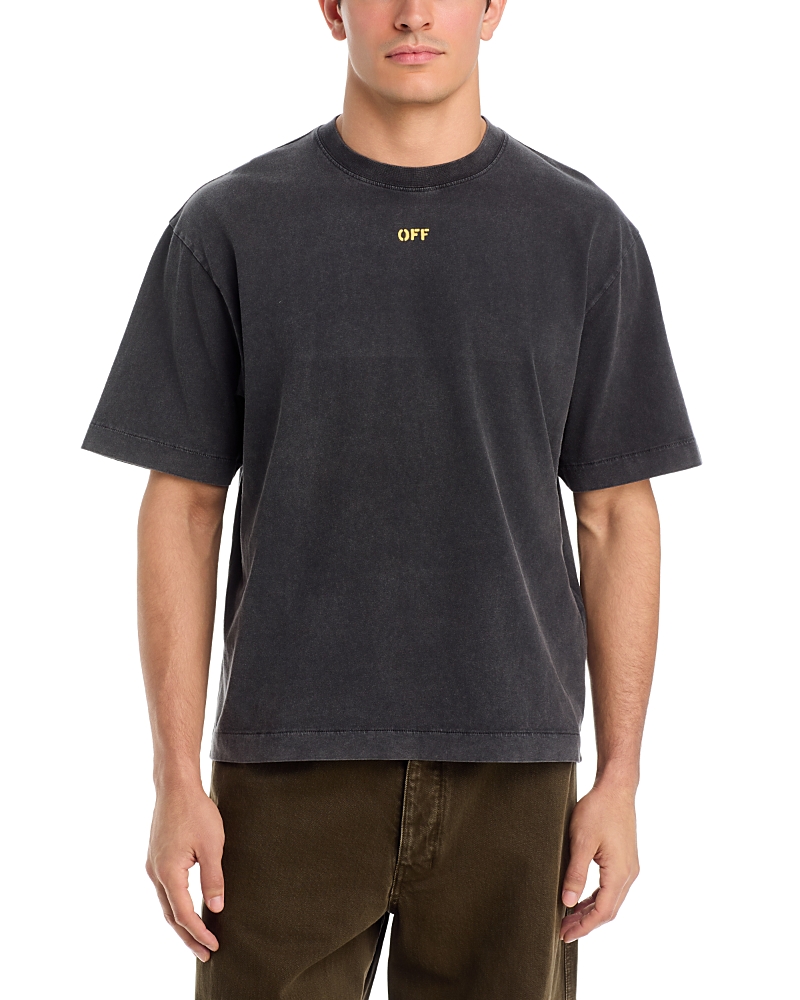 Off-White Fallen Caravaggio Logo Graphic T-Shirt
