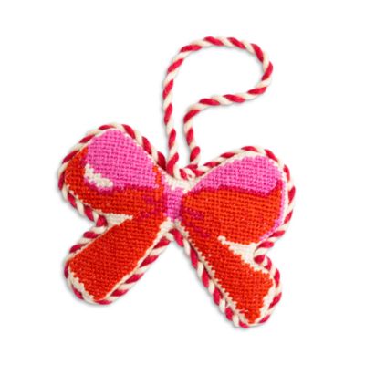 Bow Needlepoint Ornament