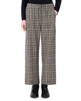 Smmvischio Wool Check Pants