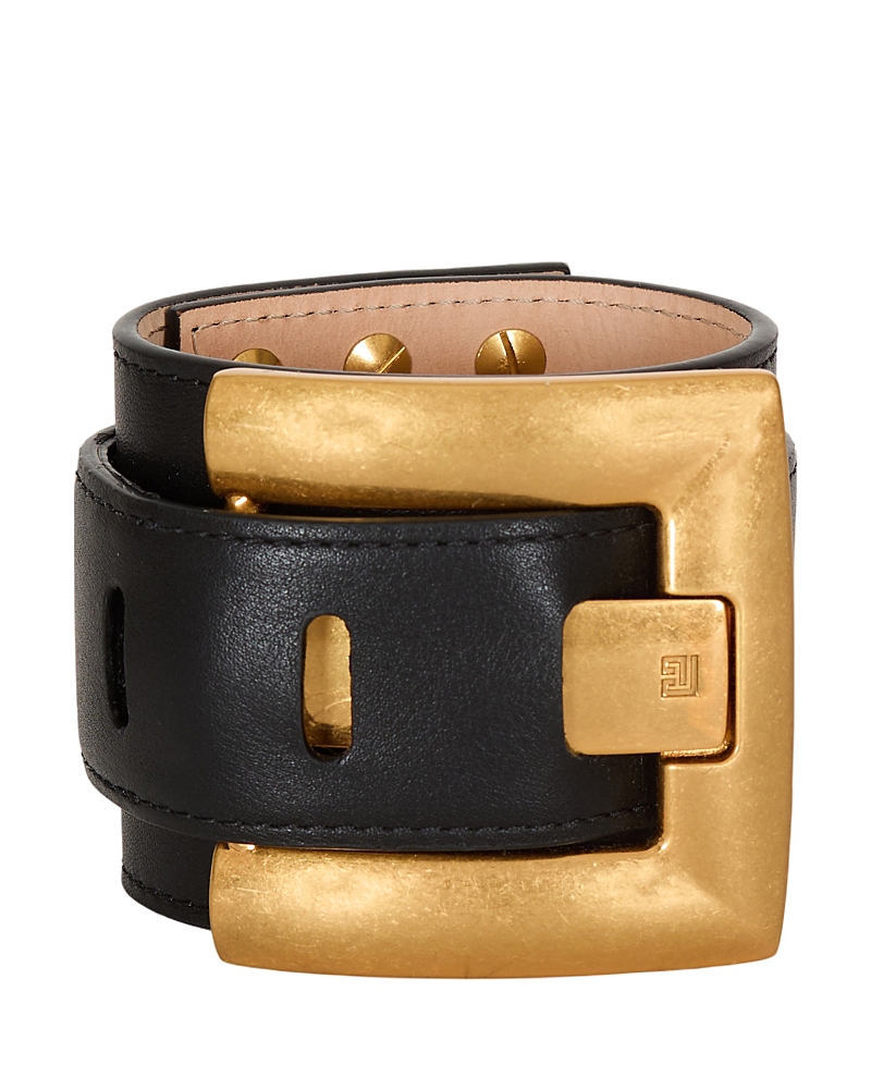 Balmain Anthem Smooth Leather Bracelet