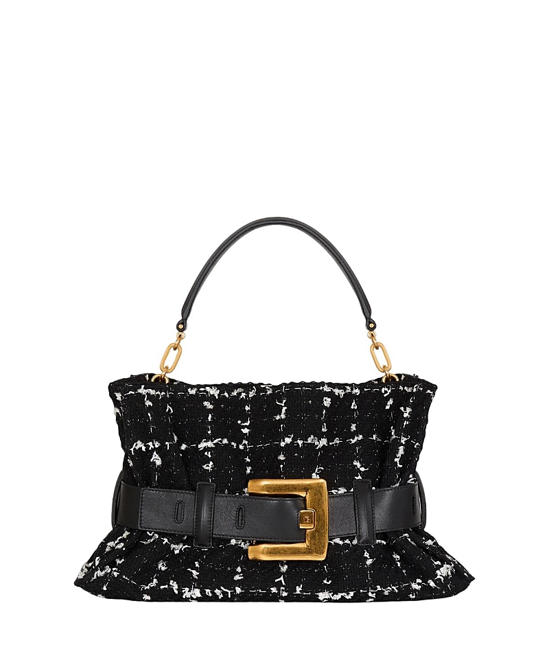 Balmain Medium Anthem Bag in Tweed