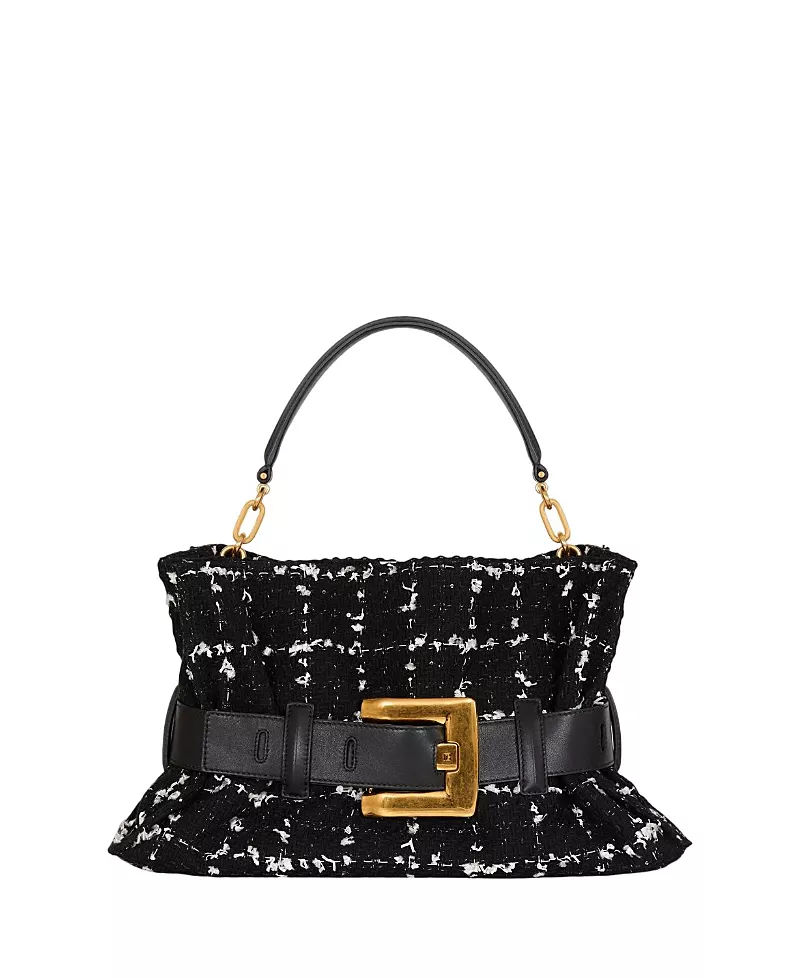 Balmain Medium Anthem Bag in Tweed