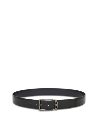 Men's Double Gancini Reversible Leather Belt