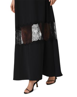 Quinn Crepe Lace Maxi Dress - thumbnail 7