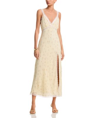 Beverly Lace Trim Midi Dress