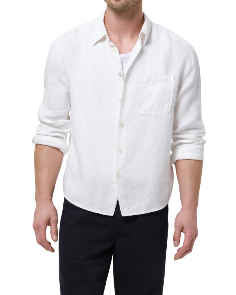 Citizens of Humanity Single Pocket Work Shirt in White
