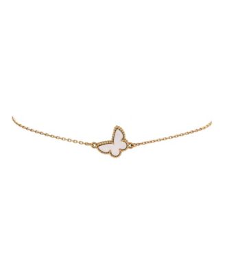  Sweet Alhambra Butterfly Bracelet 18K Gold and Mother of Pearl