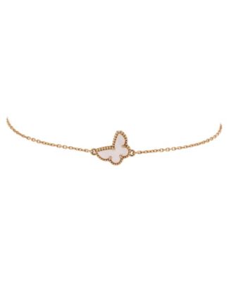  Sweet Alhambra Butterfly Bracelet 18K Gold and Mother of Pearl