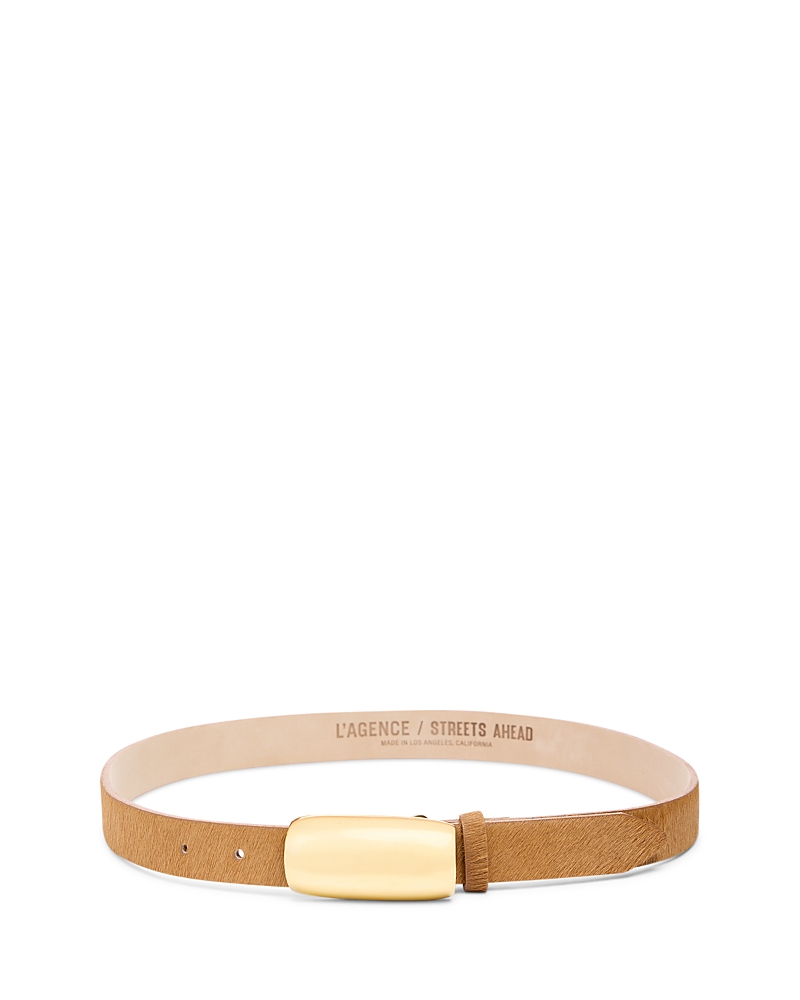 L'Agence Women's Marlowe Calf Hair Belt