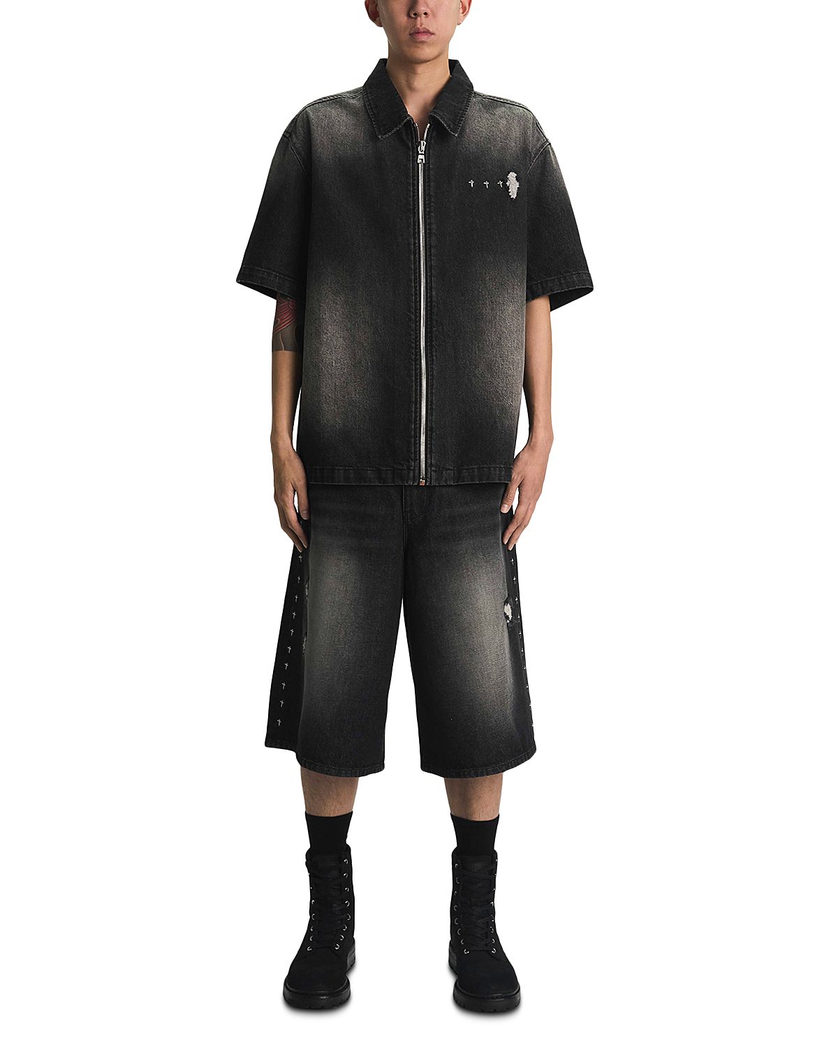 RtA 14 Gradient Bermuda Shorts