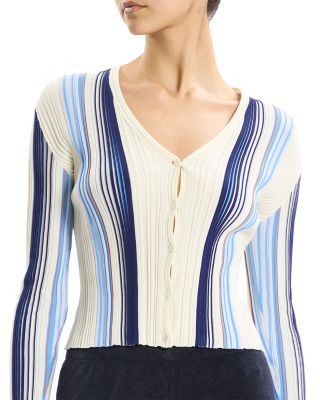 Theory Ribbed Cardigan