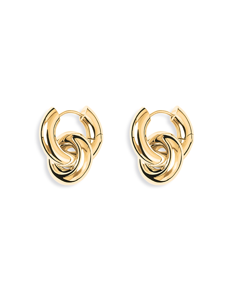 Lie Studio Esther Ring Charm Hoop Earrings