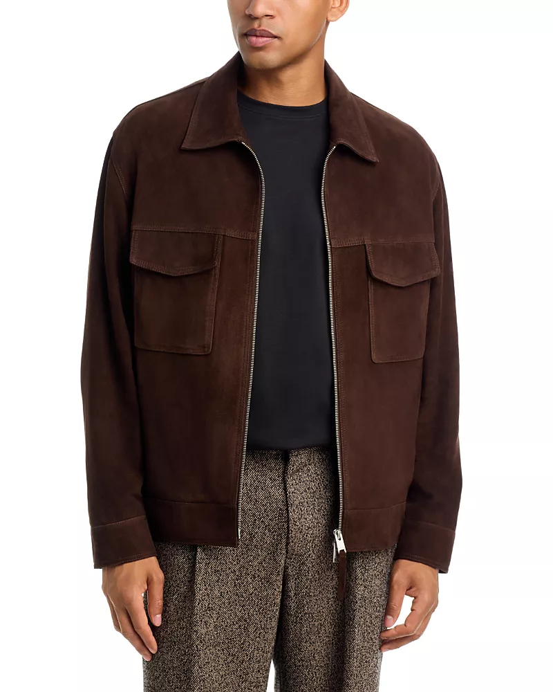 Arma Kale Suede Leather Jacket
