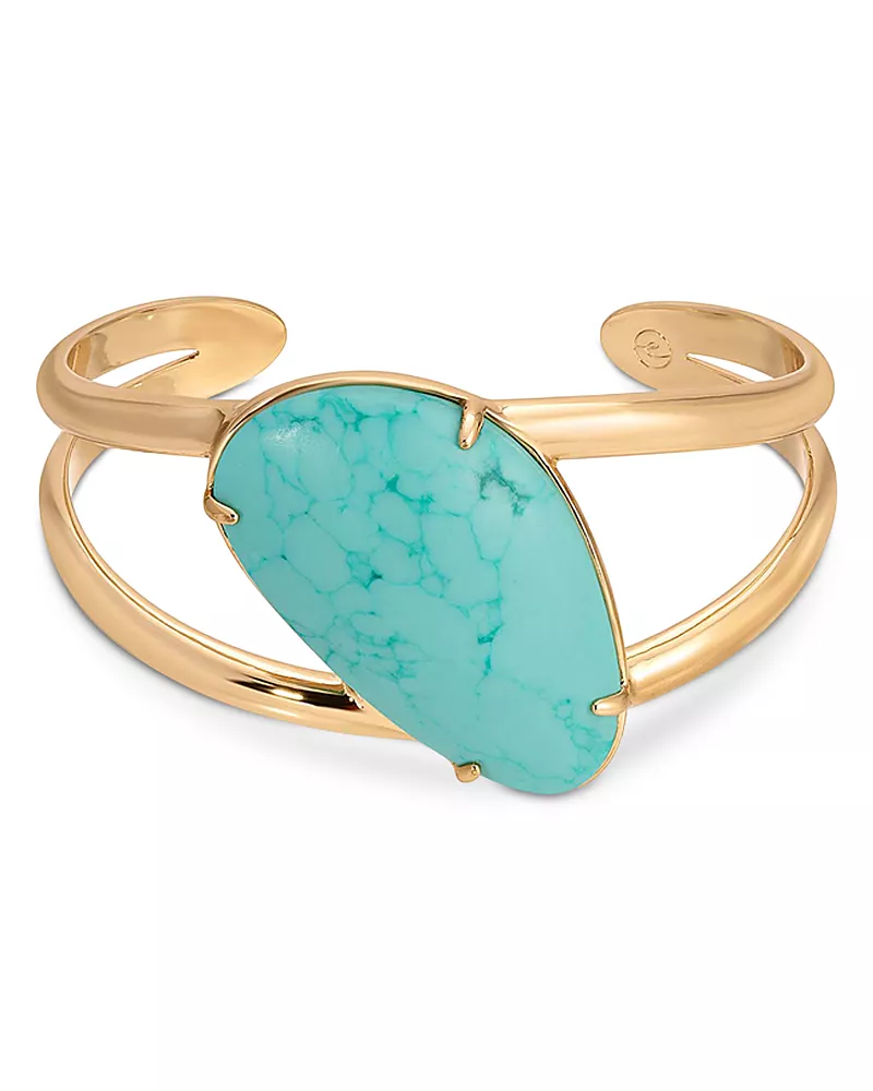 Ettika Desert Tide Stone Openwork Cuff Bracelet