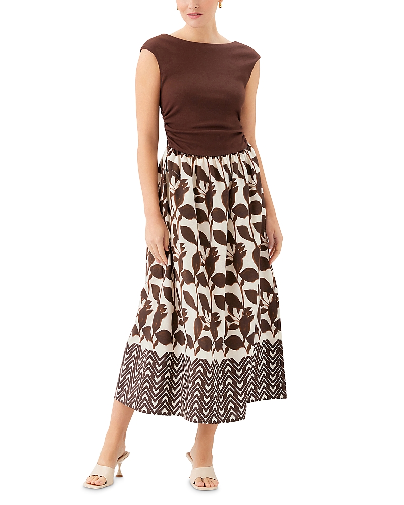 Fifteen Twenty Carina Long Contrast Dress