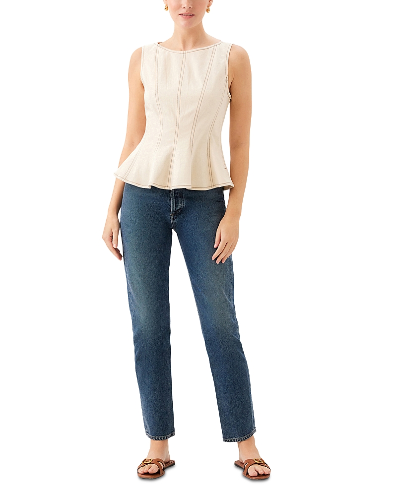 Fifteen Twenty Zoyla Contrast Stitch Top