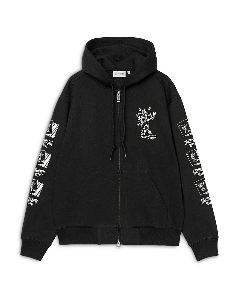 Carhartt Wip Logo Graphic Drawstring Hoodie