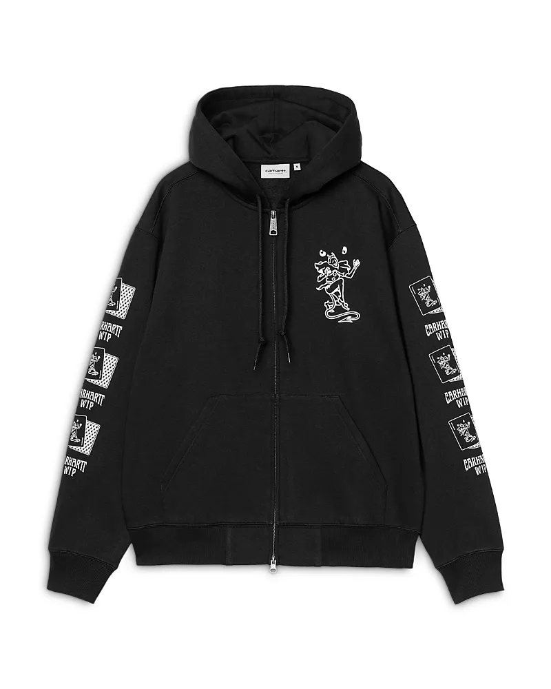 Carhartt Wip Logo Graphic Drawstring Hoodie
