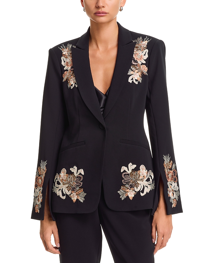 Cinq a Sept Floral Border Isby Jacket