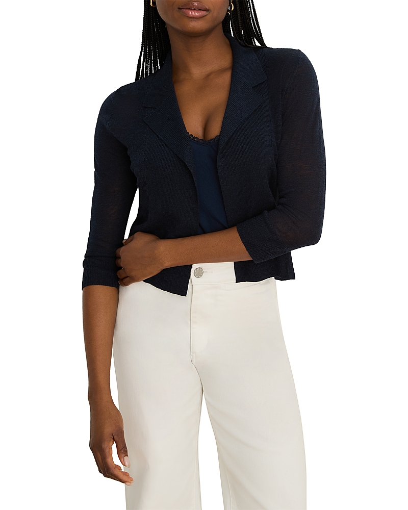 Nic+Zoe Featherknit Collared Sweater