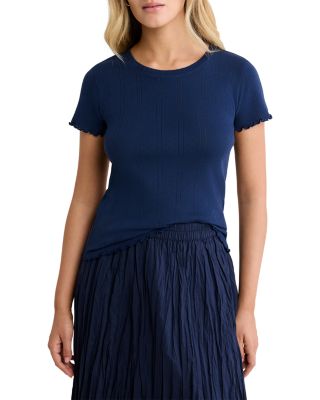 Nic+Zoe Pointelle Rib Georgia Tee