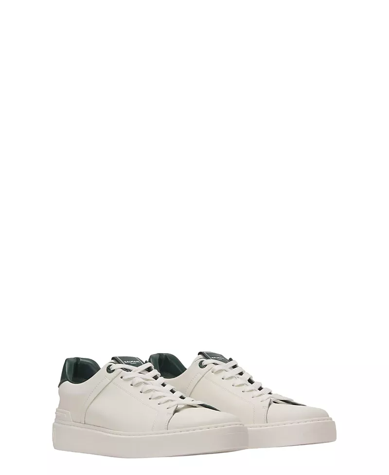 Balmain Men's B-Court Smooth Leather Trainers