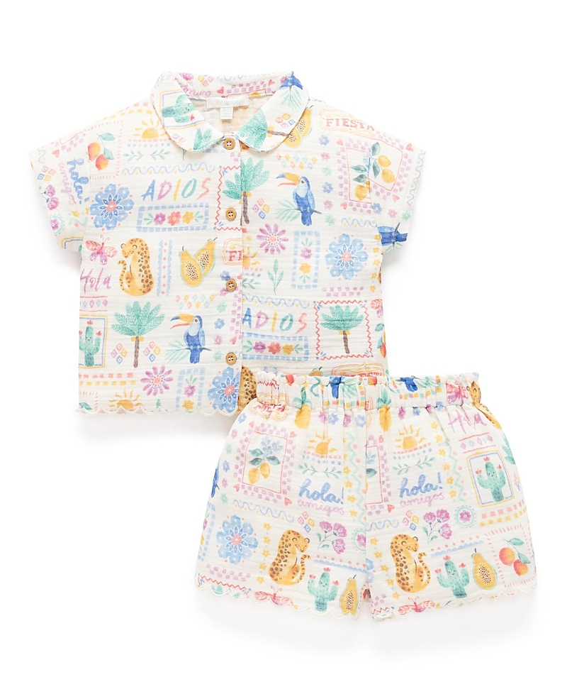 Purebaby Girls' Postcard Set - Baby, Little Kids
