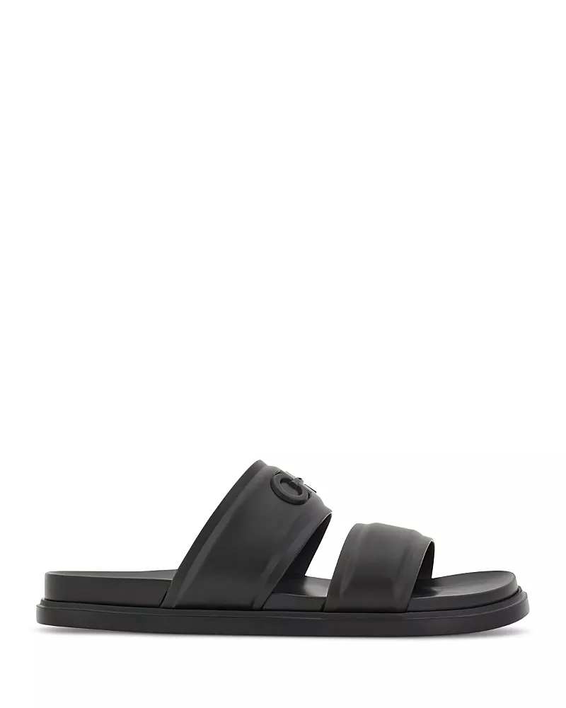 Ferragamo Men's Saint Barth Nero Sandals