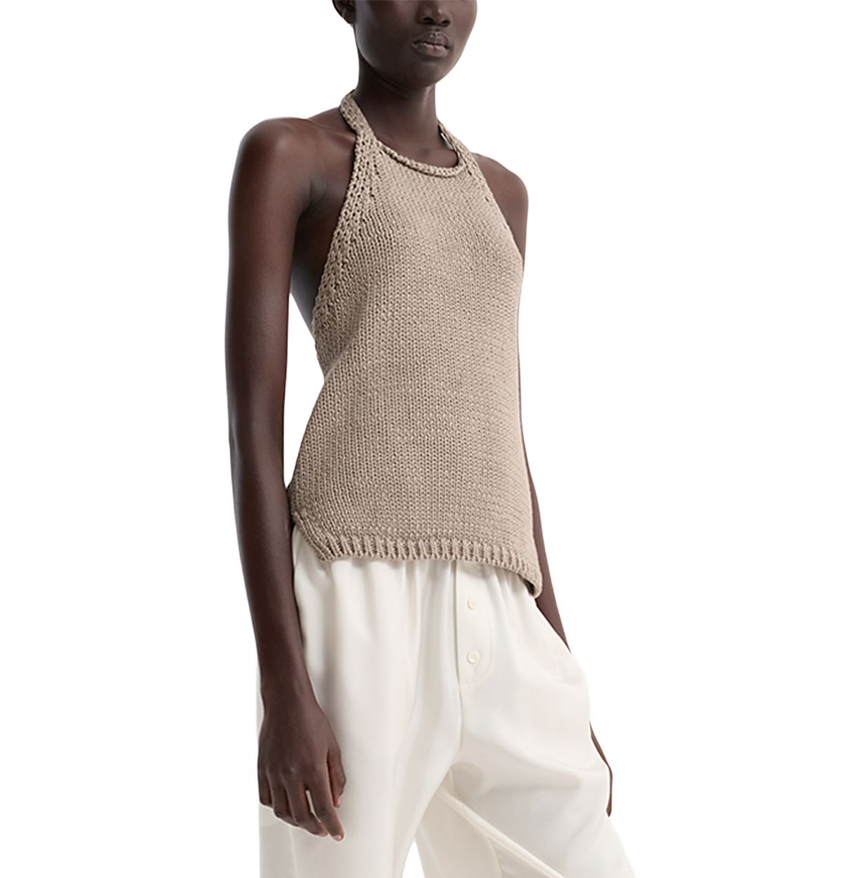 Rohe Chunky Knit Halter Top