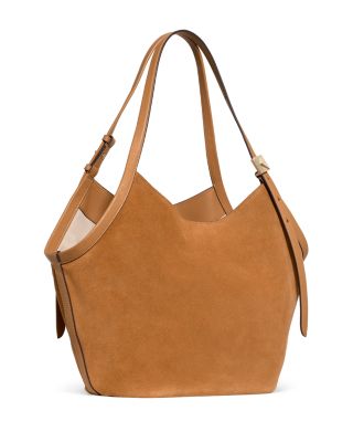 kate spade new york Deco Suede Tulip Tote Bag | Bloomingdale's