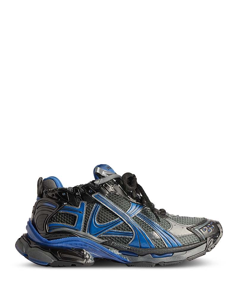 Balenciaga Men's Gradient Mesh Runner Sneakers