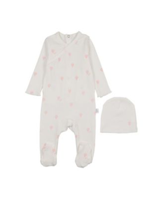 Girls' Hot Air Balloon Printed Footie - Baby