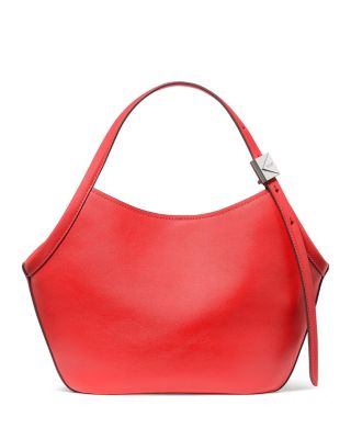 Deco Small Leather Tulip Tote