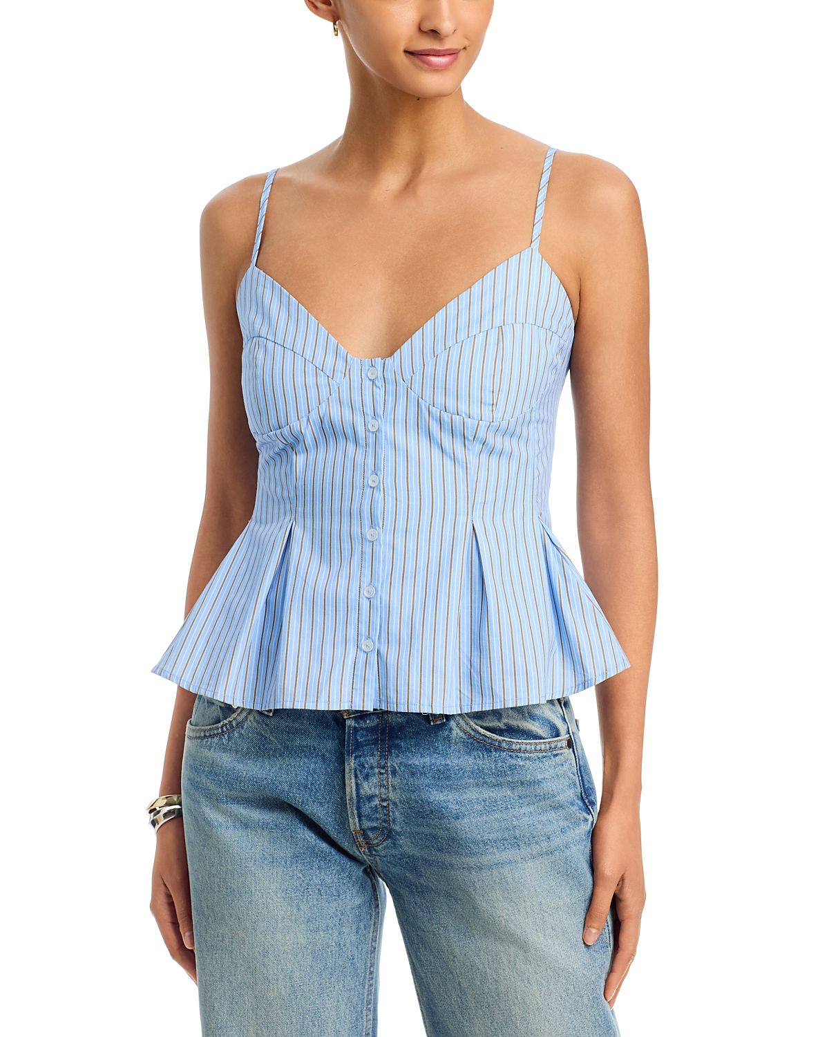 Aqua Peplum Top - Exclusive