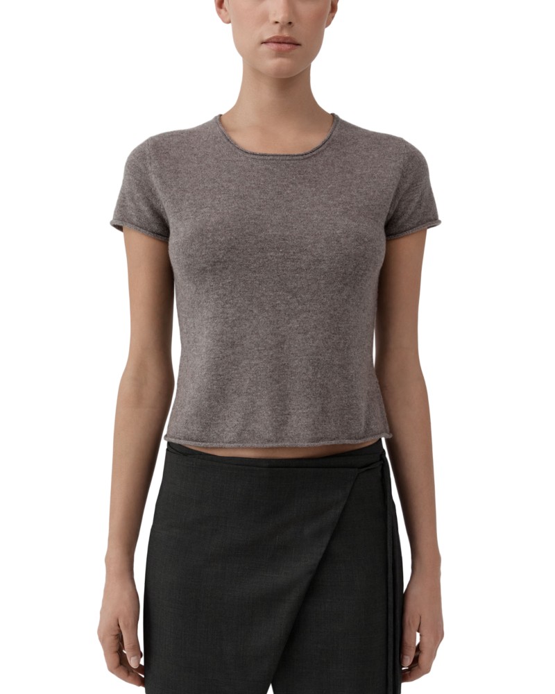 St. Agni Wool Cashmere Crewneck Sweater in Vapor
