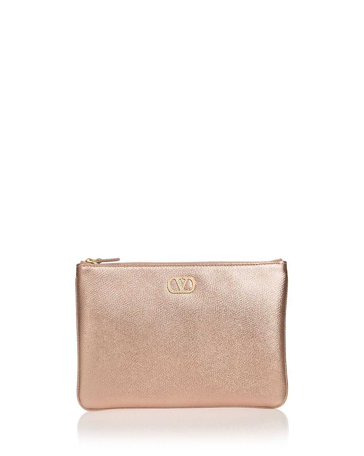 Valentino Garavani VLogo Medium Leather Pouch