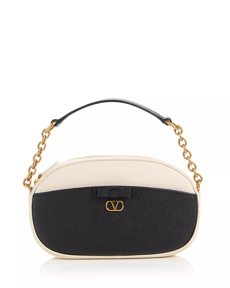 Valentino Garavani VLogo Mini Bow Leather Bag