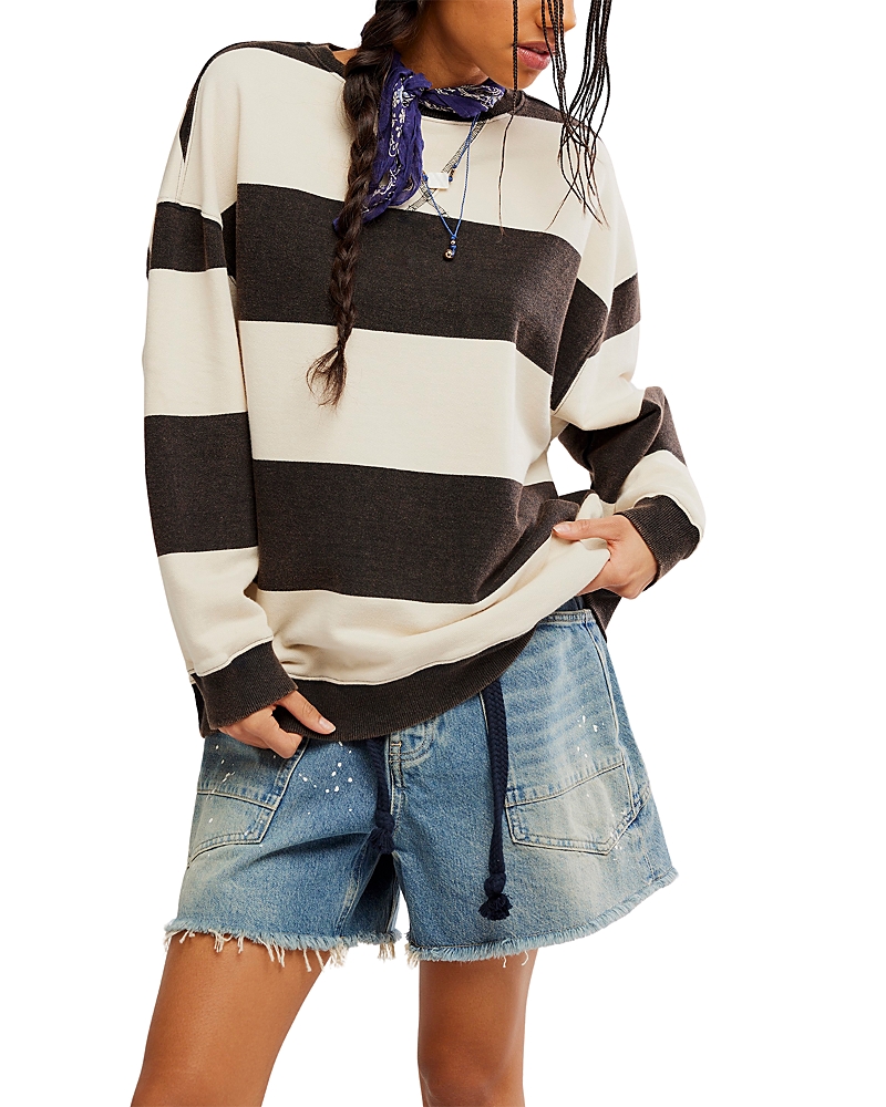 Free People Classic Stripe Crewneck Top