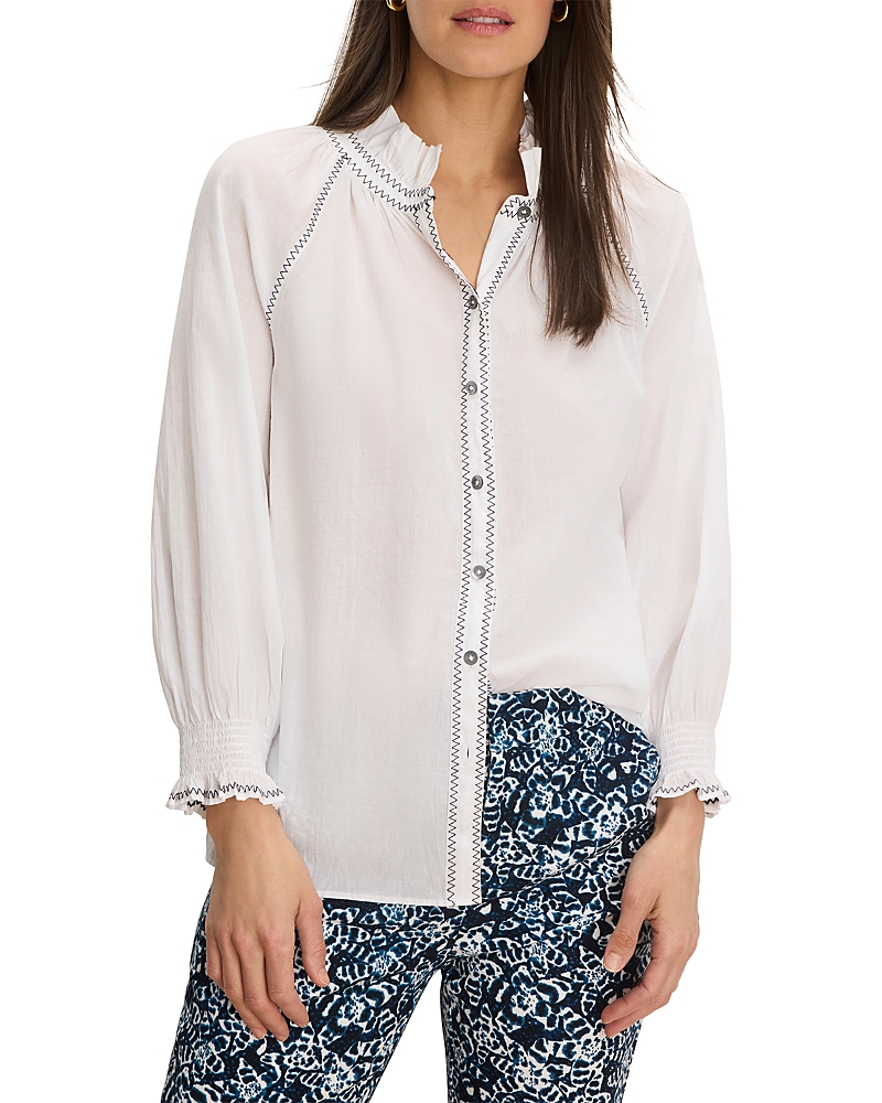 Nic+Zoe Zigzag Stitch Shirt