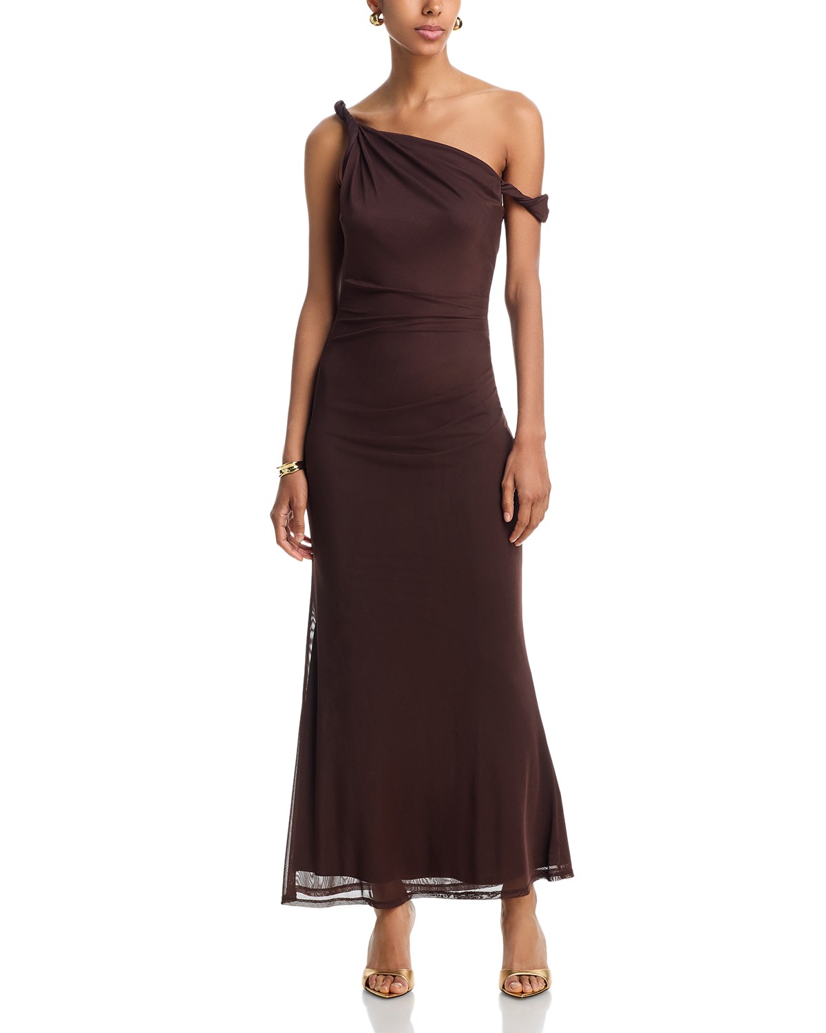 Mesh Twist Maxi Dress - Exclusive