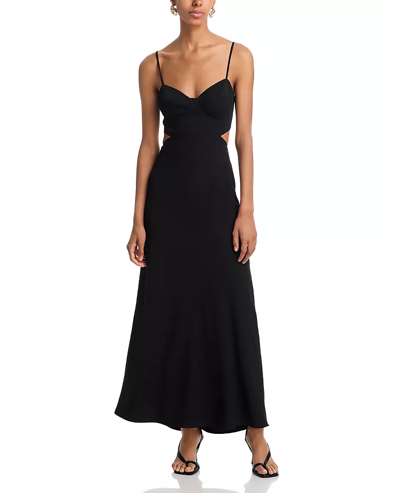 Aqua Bra Top Maxi Dress - Exclusive